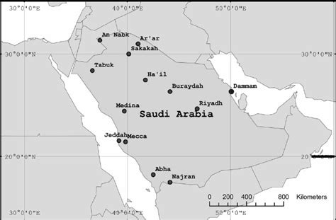 Map showing the location of Dammam, Saudi Arabia. | Download Scientific Diagram