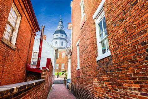 Maryland State House In Annapolis, Maryland Stock Photo - Image of ...