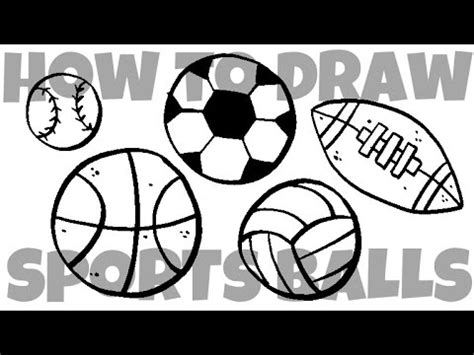 how to draw sports stuff - cactusnailarttutorial