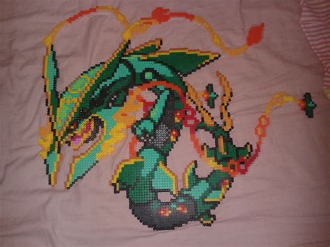 Rayquaza Pixel Art Grid