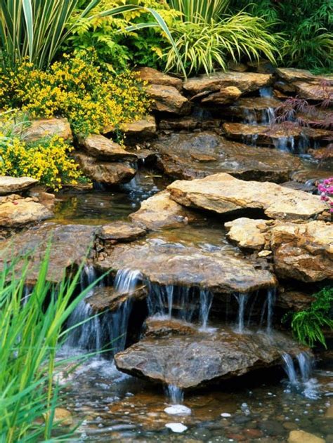 Inspect over below Easy Front Yard Landscaping Ideas | Waterfalls ...