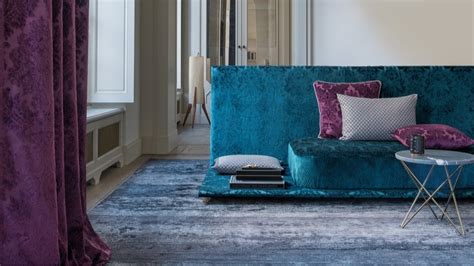 Using purple and blue in your interior design