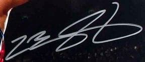 LeBron James "Modifying" His Autograph