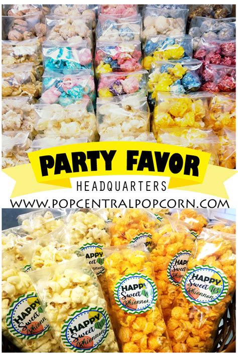 Black and gold birthday popcorn party favors – Artofit