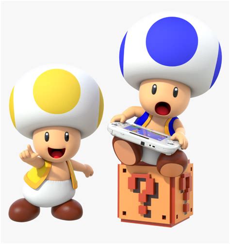 B - Super Mario Maker Toad, HD Png Download - kindpng