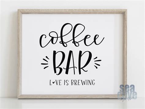 Printable Coffee Bar Sign