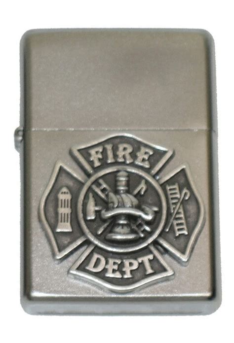 Firefighter Fireman Cigar Lighter Custom Chrome Torch Butane | Etsy