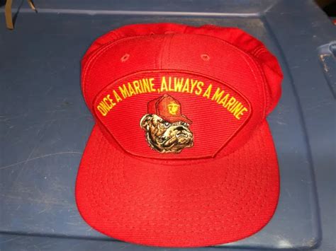 US MARINE CORPS Once A MARINE Always A MARINE Hat Cap $5.00 - PicClick