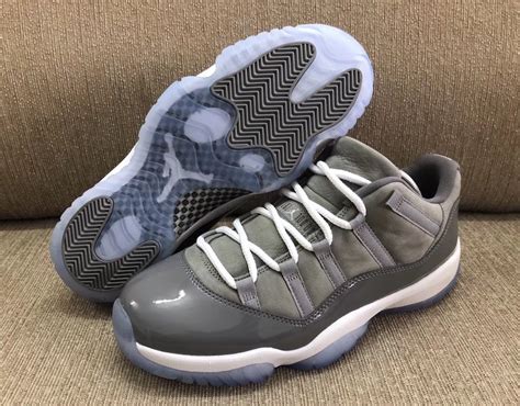 The Air Jordan 11 Low "Cool Grey" Releases in April - JustFreshKicks