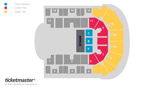 Liverpool Echo Arena Auditorium Seating Plan