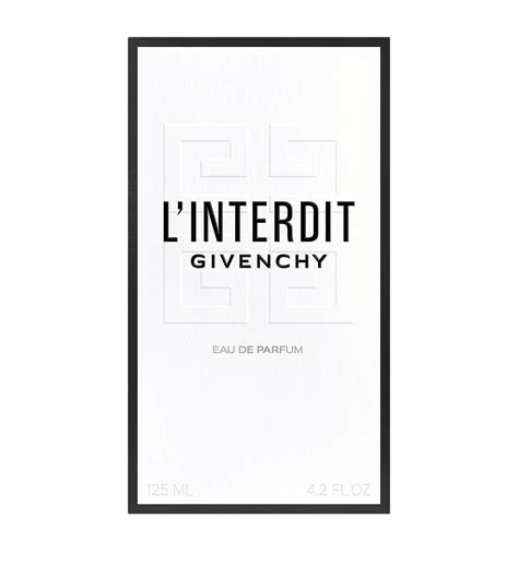 Givenchy L’Interdit Eau de Parfum (125ml) | Harrods UK