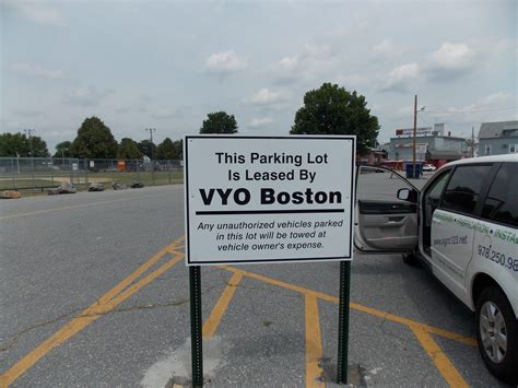 Parking Lot Sign Post