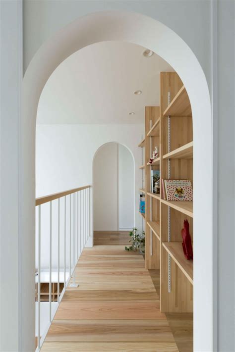 Arched Doorways Featured in this Modern Japanese Home | Home Design Lover