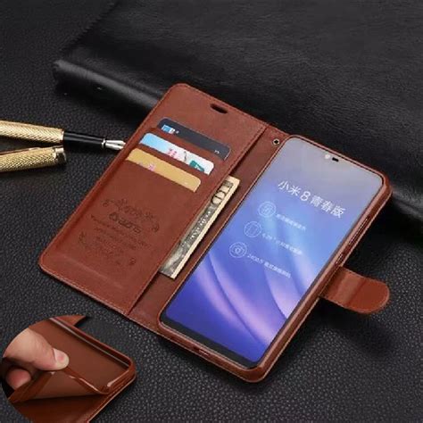 For Xiaomi Mi 8 Lite Case Hight Quality Flip PU Leather Stand Cases For Xiaomi Mi 8 Lite Card ...