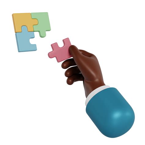 3d hand hold jigsaw puzzle 11577499 PNG