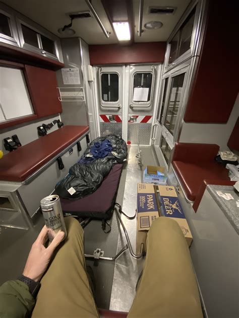 Ambulance Interior-Pre Build out | Ambulance, Diy camper, Skoolie