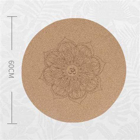 Round Cork Eco Yoga Mat | YogaMatStore