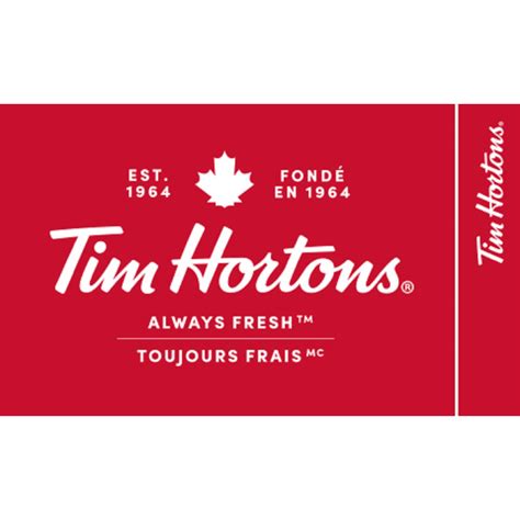 Tim Hortons $25 Gift Card | staples.ca