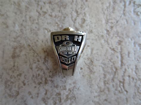 Lot Detail - 2011 Green Bay Packers shareholder Super Bowl 45 ring with REAL DIAMONDS---Aaron ...