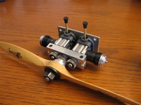 Cox model engine, custom geared twin. www.twistedhops.com | Things I Dig ! | Pinterest | Engine ...