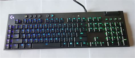 Black Logitech G815 Lightsync RGB Mechanical Wired Gaming