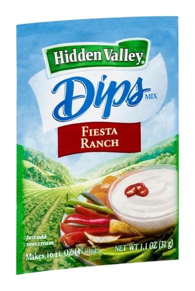 Hidden Valley Dips Mix, Fiesta Ranch | Hy-Vee Aisles Online Grocery ...