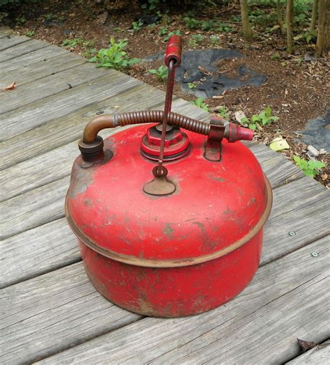 Vintage Eagle Large Red Wood Handled Metal Gas Can | Gas cans, Wood handle, Etsy