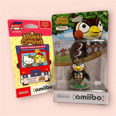 animal crossing - sanrio amiibo - blathers amiibo... - Depop