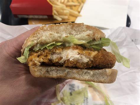 I ate McDonald’s new McSpicy chicken burger and became upset by the lack of heat