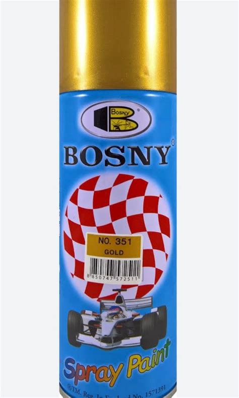BOSNY GOLD SPRAY PAINT on Carousell