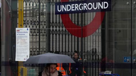 Workers strike in a London Underground already battered by the pandemic. - The New York Times