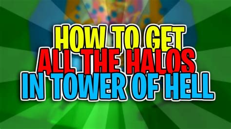 *UPDATED* HOW TO GET ALL TOWER OF HELL HALOS (Roblox Tower of Hell) - YouTube