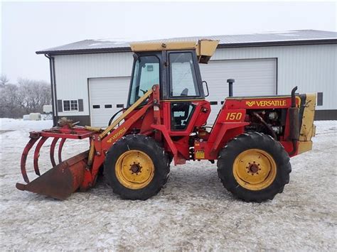 1980 Versatile 150 Bi-Directional 4WD Tractor W/1450 Loader And Grapple BigIron Auctions