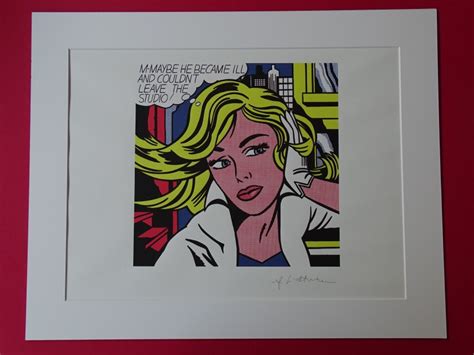 Roy Lichtenstein "M-Maybe" - CharityStars