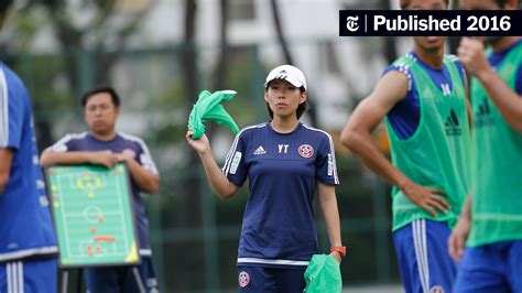 In a First, Woman Coaches Men’s Soccer Team to a Title - The New York Times