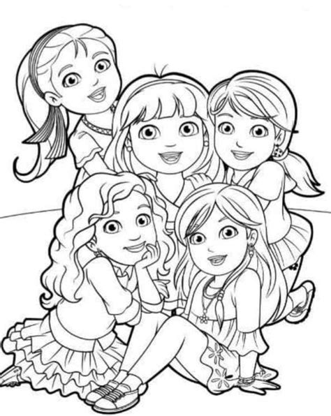 Dora And Friends Coloring Pages Pdf