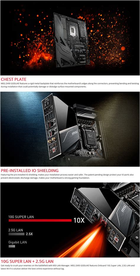 Buy MSI MEG Z490 Godlike Motherboard [MEG-Z490-GODLIKE] | PC Case Gear ...