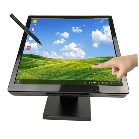 Widescreen 17 Inch Touch Screen Monitor Resistive Touch Display LCD ...