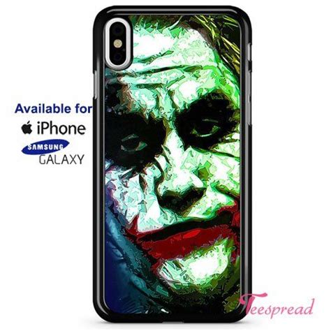 Joker Art iPhone X Cases, iPhone Cases, Samsung Galaxy Cases, teespread ...