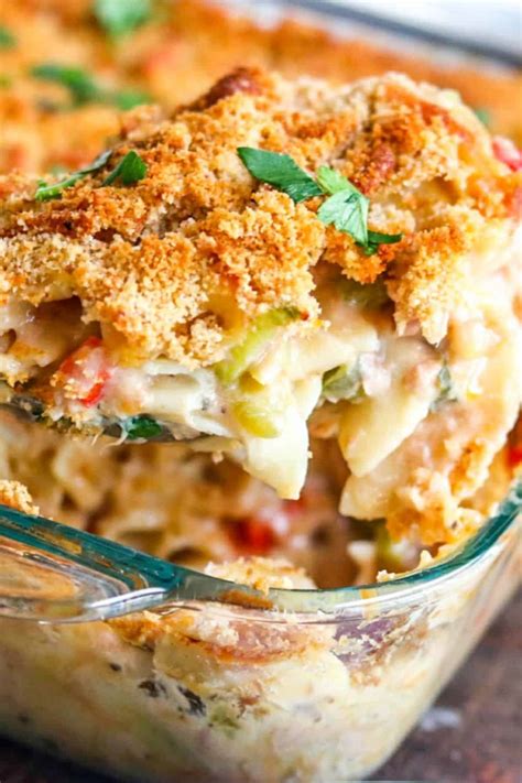 Classic Tuna Noodle Casserole (from scratch) | Kylee Cooks