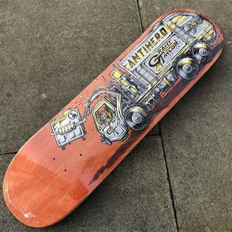 Anti Hero Skateboards Taylor Curbside Service Deck 8.25" available at Skate Pharm