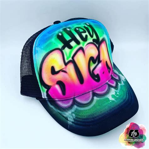 Airbrush Graffiti Hat Design – Airbrush Brothers