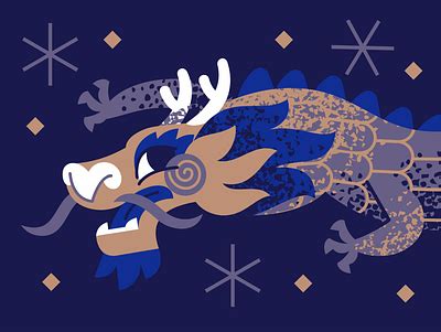 New Year's dragon by MissMarpl on Dribbble