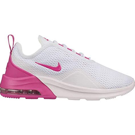 Nike - Nike Women's Air Max Motion 2 Running Shoe White/Laser Fuchsia ...