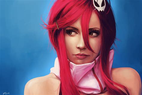 Redhead girl anime Gurren Lagann wallpapers and images - wallpapers, pictures, photos