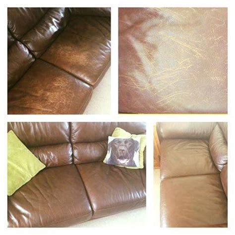 Leather Sofa Restoration - how to restore faded leather