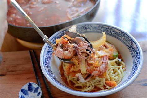 Korean Spicy Seafood Noodle Soup, Jjamppong Beyond Kimchee