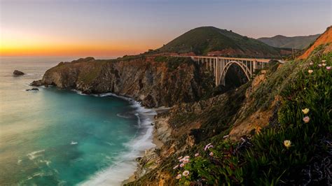 Bixby Bridge Monterey California United States UHD 4K Wallpaper - Pixelz.cc