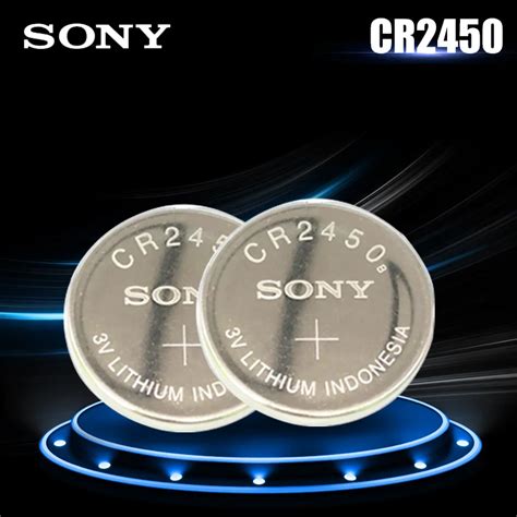 2PCS 100% Original Sony CR2450 CR 2450 3V Lithium Batteries DL2450 ...