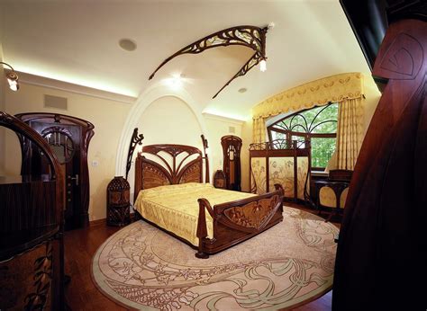 Art Nouveau Bedroom, Art Nouveau Interior, Art Nouveau Furniture, Art Nouveau Decor, Bedroom ...